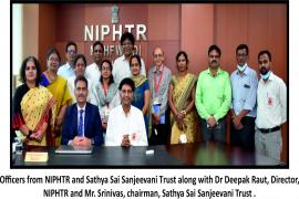 MOU Between NIPHTR and Sathya Sai Sanjeevani Trust