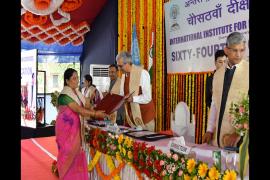 DHPE and PGDHCHC Course Convocation at IIPS 2023