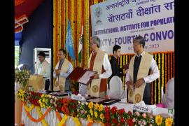 DHPE and PGDHCHC Course Convocation at IIPS 2023