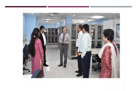 Visit of Pro. Dr. Atul Goel,  DGHS, at NIPHTR, Palval Campus