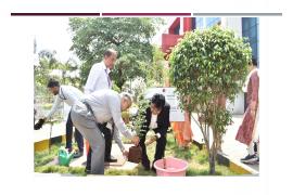 Visit of Pro. Dr. Atul Goel,  DGHS, at NIPHTR, Palval Campus