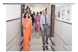 Visit of Pro. Dr. Atul Goel,  DGHS, at NIPHTR, Palval Campus