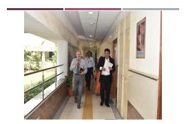 Visit of Pro. Dr. Atul Goel,  DGHS, at NIPHTR, Palval Campus