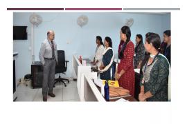 Visit of Pro. Dr. Atul Goel,  DGHS, at NIPHTR, Palval Campus