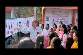 World AIDS at Indian Oil Petrol Pump Panvel 2022