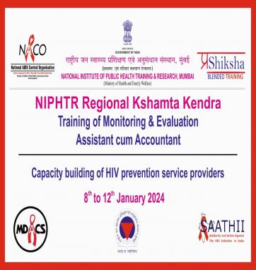 Training of Monitoring and Evaluation 8 to 12